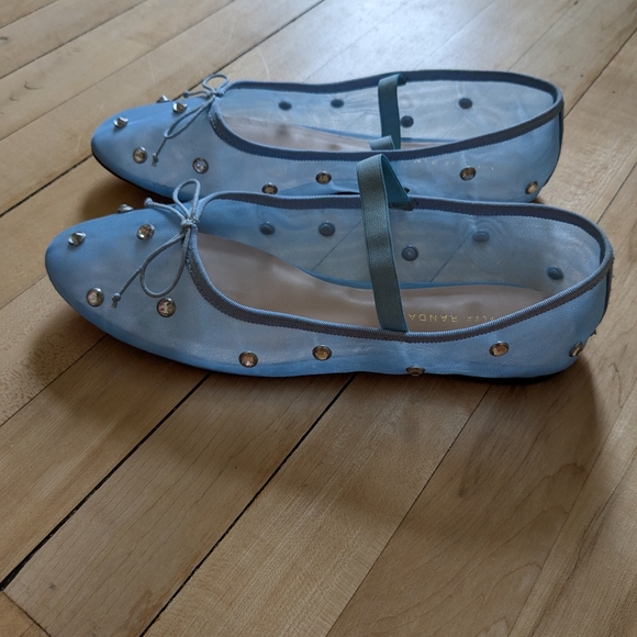 Loeffler Randall Leonie Crystal Mesh Ballet Flats - Picture 6 of 10